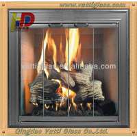 fireplace glass doors,fireplace glass screen,tempered glass fireplace screen