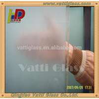 Decorative PVB Film Frost Laminated Glass For Sale 6mm Thickness