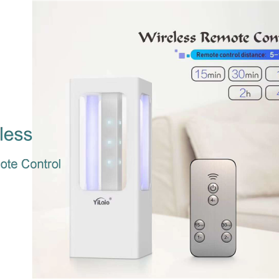 Uv Germicidal Lamp Ozone Free Bactericidal Quartz Lamp Sterilizer Portable Mite Remote Sterilization