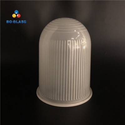 Molded toughened borosilicate glass outdoor lighting Ex lighting glass dome cover