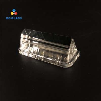 Customized airport runway light lenses prism b270 borosilicate optical glass lens with sapphire cover