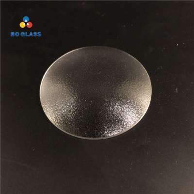 China manufacture customized pressed prism borosilicate glass lens for lighting cover