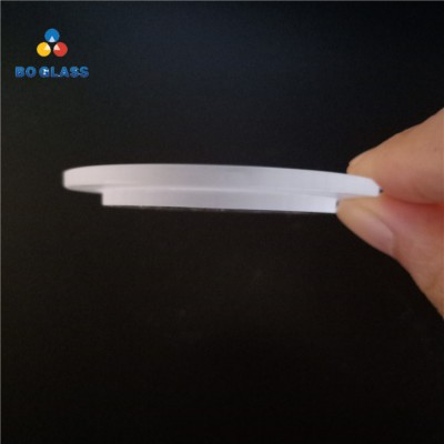 High Quality Tempered Low Iron Step Glass Grind Edge Glass Sheet for Spot Light