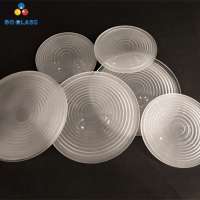 Frosted glass borosilicate fresnel lens for LED light