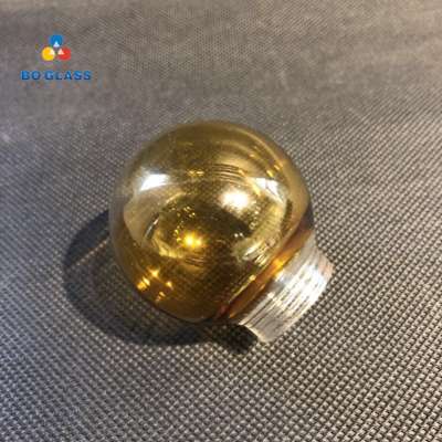 G9 glass bulb Amber Halogen Light Cover Pyrex Borosilicate Glass lampshade light cover Ball Sphere