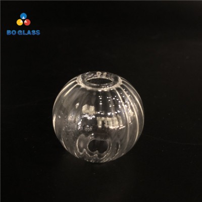 Decorative High Clear Halogen Light Cover Pyrex Borosilicate Glass ball lampshade