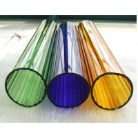 Large diameter coloured borosilicate 3.3 glass tube the price of cheap