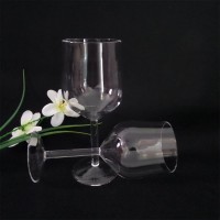 Custom clear quartz glass cup/Red wine glass